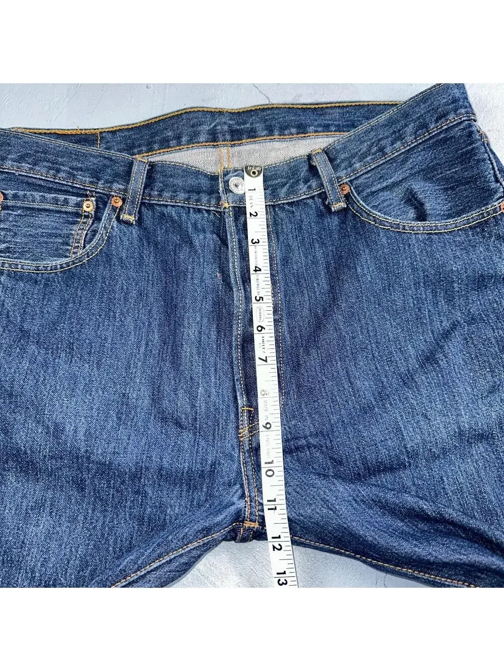 Levis 501 Vintage Y2K Egypt Straight Leg Jeans 36x32 Med Wash Act 36x30